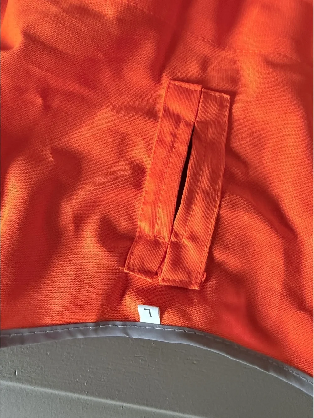 4LegsFriend Blaze Orange Reflective Dog Safety Vest Size L